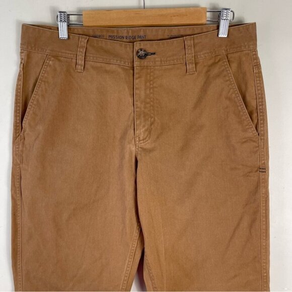 Toad & Co Men’s Mission Ridge Pant In TABAC VINTAGE WASH Sz 32X34 Organic Cotton - Picture 5 of 14